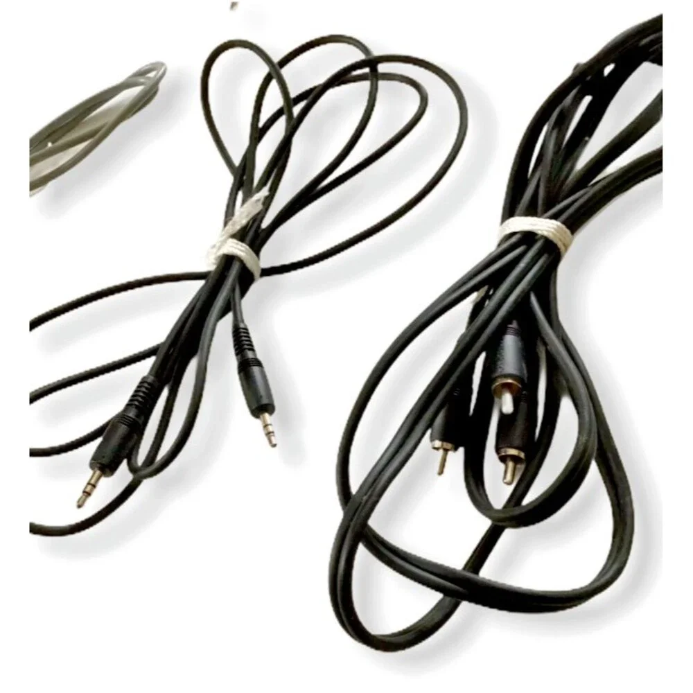 Audio Video Microphone Cable Cords Tandem Assorted Sizes Lengths 6 Male Lot